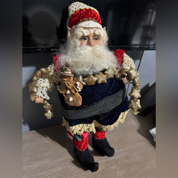 Mark Robert’s Santa fairy elf gold star garland 16” vintage - Picture 3 of 7